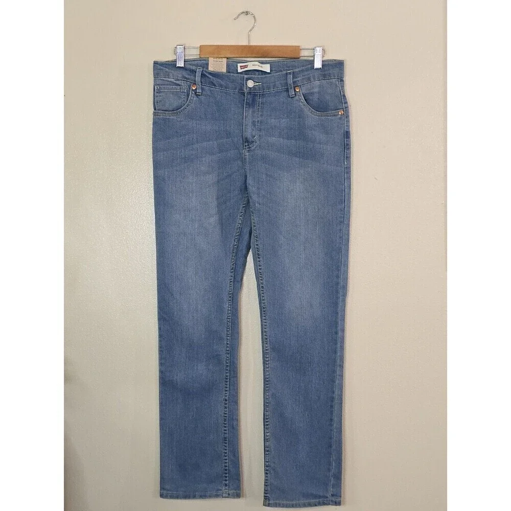 Levis 511 Slim Fit Jeans Mens 30x30 Light Wash Stretch Denim NWT